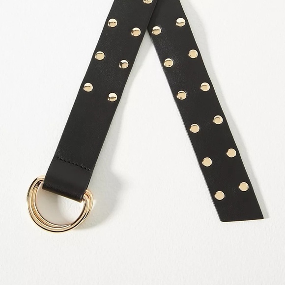 NWT Anthropologie faux leather studded belt L/XL main image 3